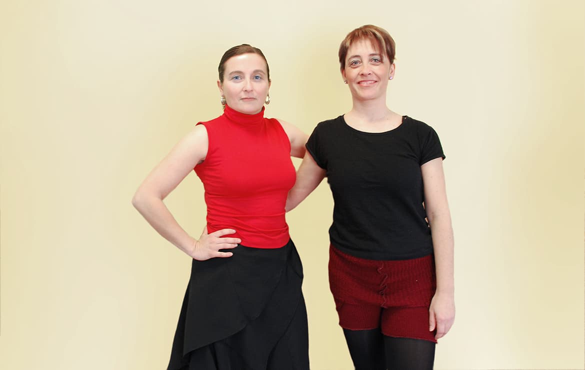Las profesoras de EnDansa en el estudio